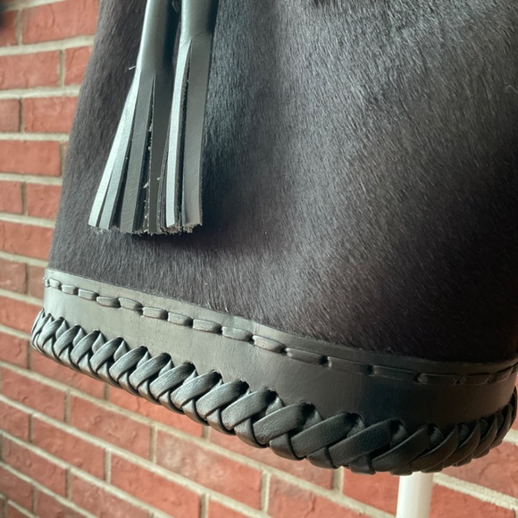 Wendy Nichol New York Small Ox Bloody Pony Carriage Bag Crossbody Shoul… - Picture 9 of 16